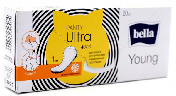 Прокладки Белла Panty Ultra Young Energy ежедневные 20шт