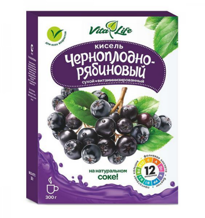 Кисель Виталайф черноплодно-рябиновый Алтайвитамины 300г