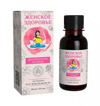 Фитобальзам на меду Женское здоровье (для женщин) Алтайский нектар 100мл