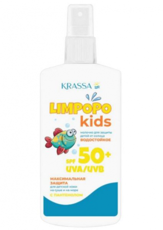 Krassa Limpopo Kids молочко солнцезащитное детское SPF-50+ 150мл