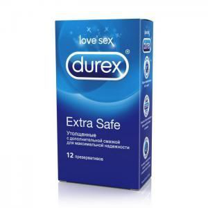 Презервативы Durex Extra Safe утолщенные, 12 штук