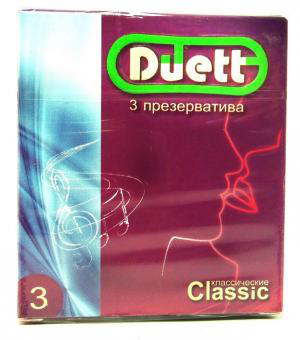 Презервативы Duett Classic 3 шт