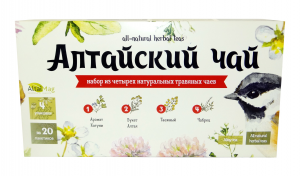 Подарочный набор чая &laquo;Алтайский чай&raquo; АлтайМаг, 80 пакетиков