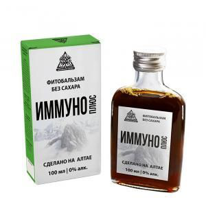 Фитобальзам имунно+ (без сахара) 100мл Алтайский нектар
