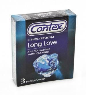 Презерватив Contex Long Love продлевающий 3шт