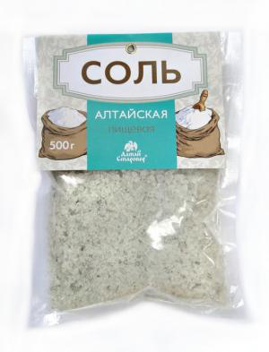 Соль пищевая Алтай-Старовер 500г